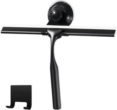 Shower Puller voor Ramen en Badkamer, RVS Water Trekker, 24.5 x 17 cm, Effectieve Schoonmaaktool voor Glazen en Tegels