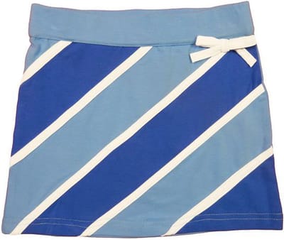 LoFff-Meisjes rok diagonal- Blauw