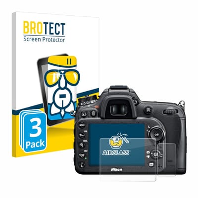 Screenprotector 3 Stuks voor Nikon D7100 Beschermglas transparant
