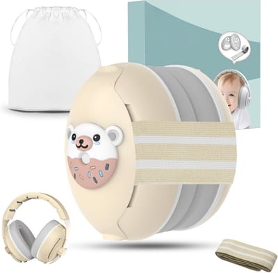Gehoorbescherming voor baby's - 2-in-1 Hoofdtelefoon voor Geluidsreductie tot 48 maanden