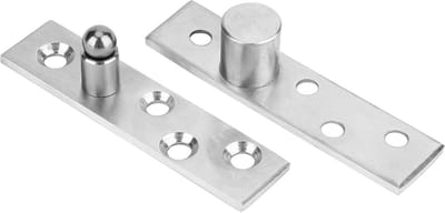2 Stks 360 Graden Roterende Pivot Scharnier Verstelbare Pivot Scharnier 75mm Lange Voor Verborgen Glazen Deur(B)