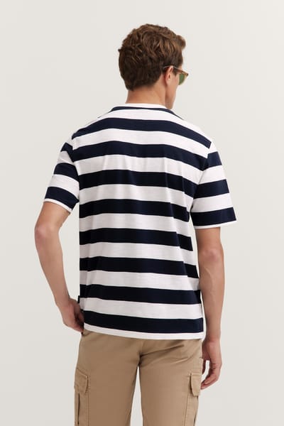 Bugatti Herren Katoenen T-shirt