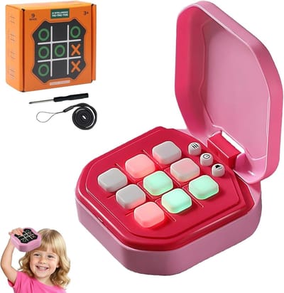 Elektronisch handheld gameconsole, smart games met 9 modi, sequence-spel, reisspellen, elektronische spelconsole voor kinderen en volwassenen