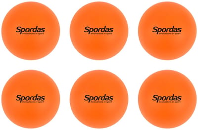 Spordas hockeyballen set - 6 stuks voor schoolgebruik en indoor.