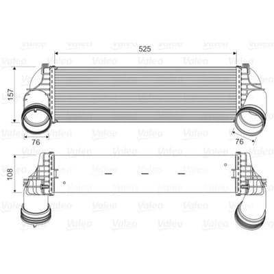 Intercooler VALEO 818562