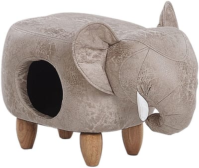 JUMBO - Hocker - Lichtgrijs - Kunstleer