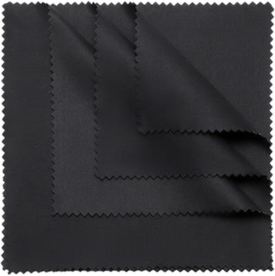 Brillendoekjes - Microvezeldoek - Krasvrij Reinigen - Voor Brillen & Schermen - Zachte Doekjes - Iedereen - Reinigingsdoek - Zwart - 15x18cm - 30 stuks