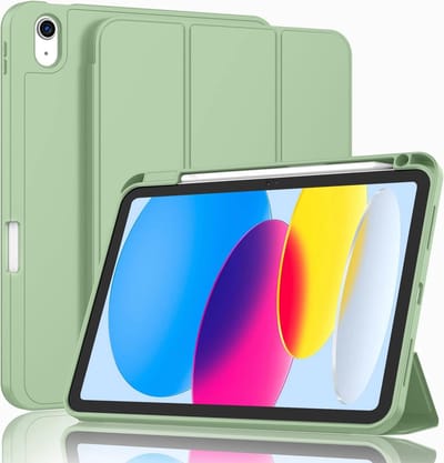 Hoesje geschikt voor iPad 2022 10e generatie 10.9 inch Hoes Draaibaar Vouwbaar Bookcase Kunstleer Smart Cover