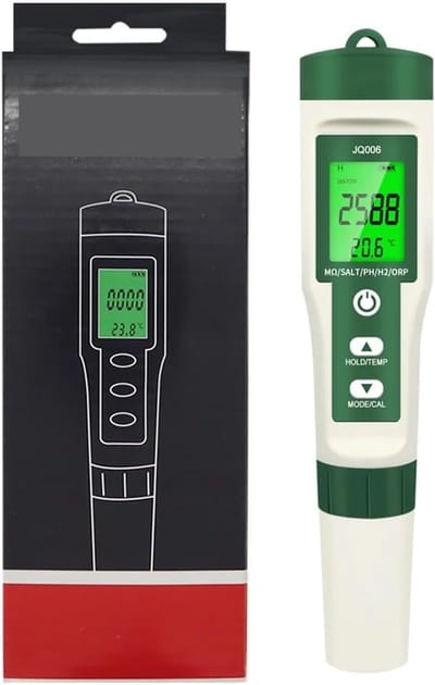 Digitale Bodemmeter - Waterkwaliteit Tester - Planten Groei Meten - 10 Functies In Eén - Compact Formaat