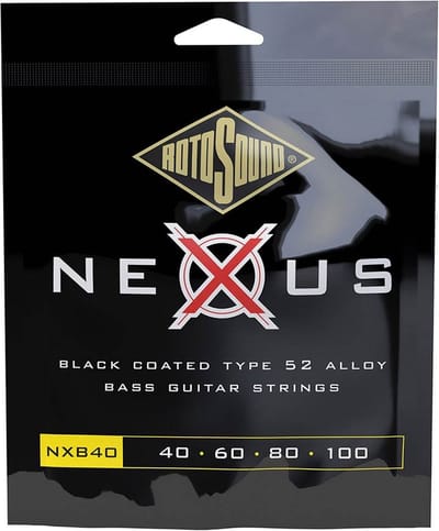 Rotosound NXB40 Bassnaren Set Coated Nickel Hybrid Gauge Long Scale (040-100)