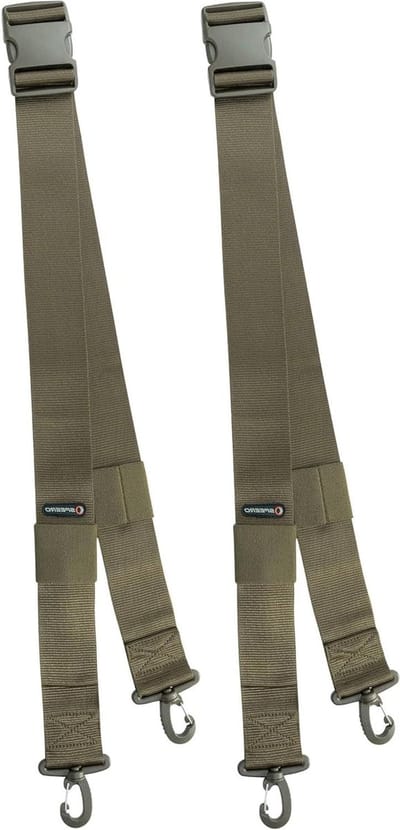 Barrow Strap Set - Transportriemen Vissen - Spullen Beveiligen - Veiligheidsvergrendeling Haken - 250cm L/5cm B - Groen