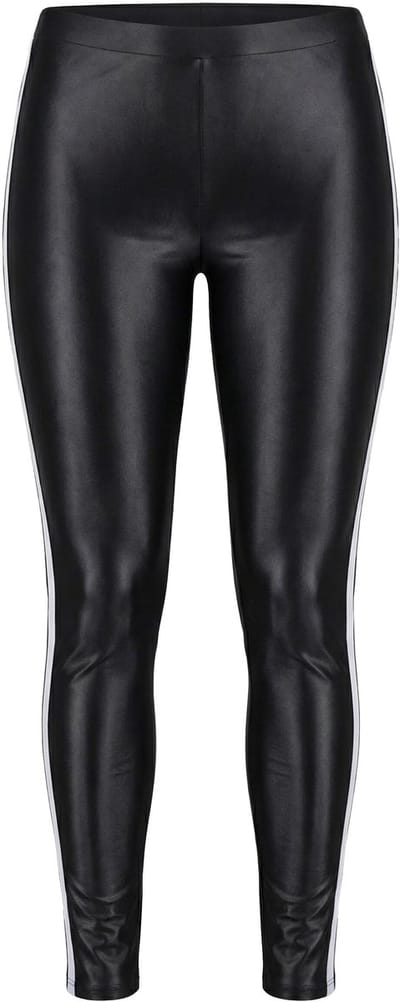 Angel of Style - Dames - Legging strak model zijstrepen - Zwart - Maat 42