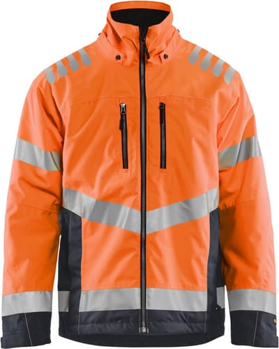 Blaklader High Vis winterjas 4780-1977 - High Vis Oranje/Medium Grijs - S