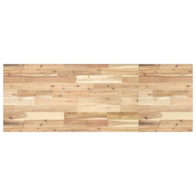 vidaXL - Wastafelblad - 120x50x2 - cm - onbehandeld - massief - acaciahout