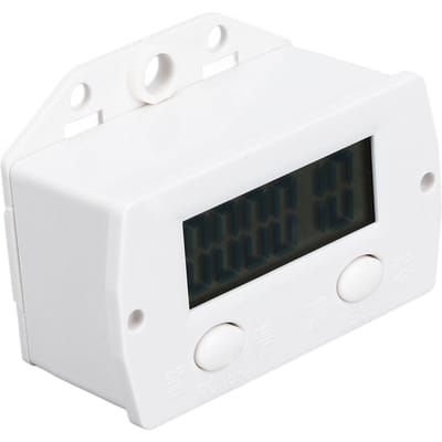 BERM Elektronische Teller Magnetische Inductie Digitale Weergave Industriële Pons Teller 0‑999999 white