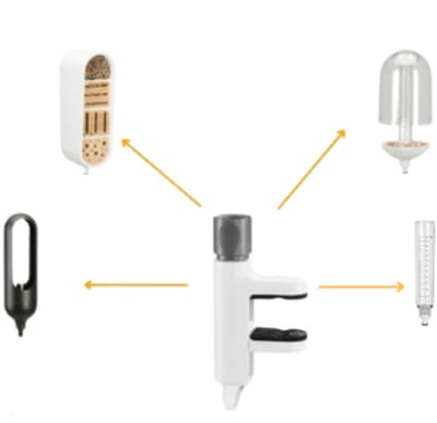 GARDENA ClickUp! Balkon Set – 5-delig – Seizoensdecoratie