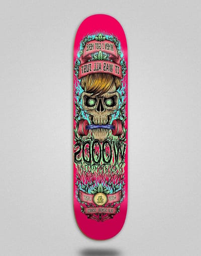 Houten Skateboard Deck - Skate Plank - Street Tricks - Stevig Ontwerp - 8.5 Inch - Roze