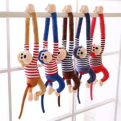 Pluche Aap Knuffelpop - Schattig Langarmig Gibbon Speelgoed voor Kinderen