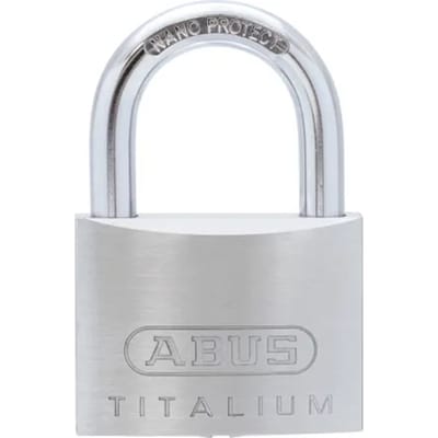 ABUS TITALIUM Hangslot 60 mm - Aluminium - Gehard Stalen Beugel - Inclusief 2 Sleutels - Voor Binnen en Buiten