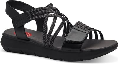Jana Dames Coshy Sorgenfrei – Die Hallux-freundliche Sandale 8-28766-42 001 H-breedte Maat: 36 EU