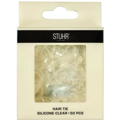 Stuhr Hair Tie Silicone Clear 50 st