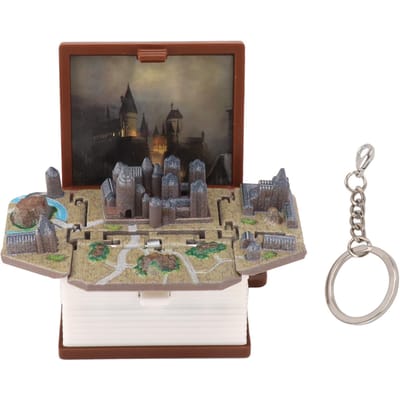 Dinosaurus Vouwbaar 3D Stereo Boek Sleutelhanger Mini Opvouwbaar 3D Boek Sleutelhanger voor Decoratie gray