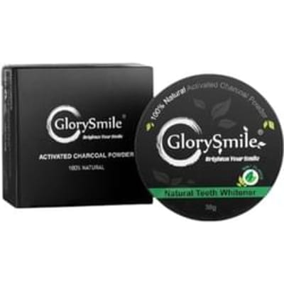 GlorySmile - Activated Charcoal Teeth Whitening Powder - 3 Flavors Mint - 30g