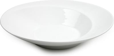 Pastabord 31 cm Wit Porselein Spiraal