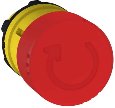Noodstop Frontelement - Drukknop Beveiliging - Veiligheid Installeren - Draaideontgrendeling - Diameter 30mm - Rood