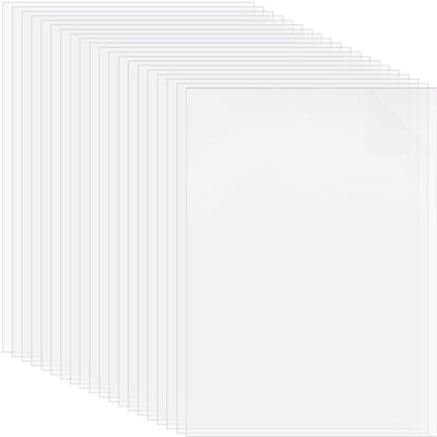 Dailygoods- PET-folie 20 stuks A4 0,25 mm - Waterdichte Vervangingsfolie - Stofdichte Kunststoffolie - Transparant - Lichtgewicht - Hoogwaardig Materiaal