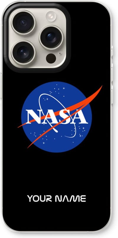 Gepersonaliseerd - Case Company® - Hoesje geschikt voor iPhone 16 Pro hoesje - NASA - Soft Cover Telefoonhoesje - Bescherming aan alle Kanten en Schermrand