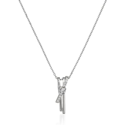 Orphelia Dames 925 Sterling Zilveren Ketting met Hanger - Zilver ZH-4765