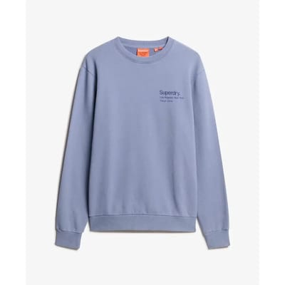 Superdry - Core City sweatshirt met ronde hals en logo - Heren - Truien