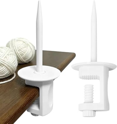 Haakwerkgarenhouder Set - Breiaccessoires - Klusjes Organiseren - Bramenvrij Ontwerp - 2 Delig - Wit