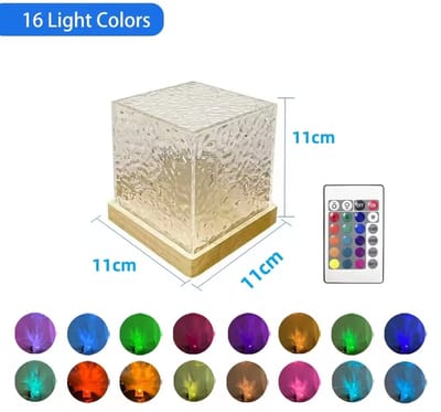 Livé® 16-Kleur Nachtlamp – Dynamische Draaiende Waterrimpel Lamp
