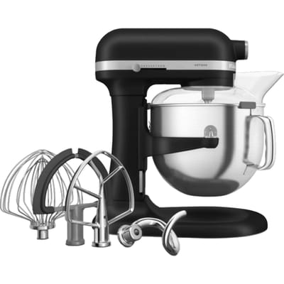 KitchenAid keukenmachine - Artisan - In hoogte verstelbare kom - 375 W - 11 snelheden - 3 RVS accessoires - 6,6L - Matzart
