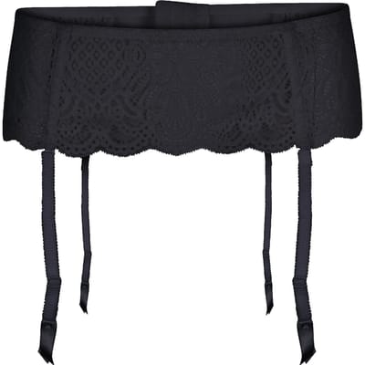 LingaDore - Daily Lace Jarretelgordel Zwart - maat S - Zwart
