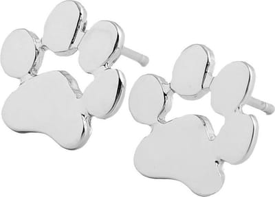 Fako Bijoux® - Oorbellen - Pootjes - Zilverkleurig
