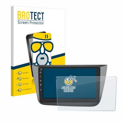 BROTECT - Screenprotector voor Topway Android CarPlay (9") - Folie Beschermfolie Beschermglas matte
