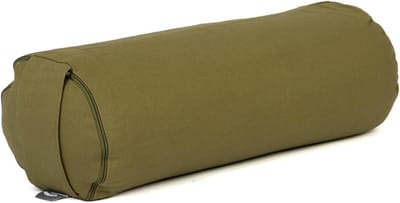 Mini Yogabolster Rond ECO met Boekweitschalen voor Flexibiliteit en Meditatie
