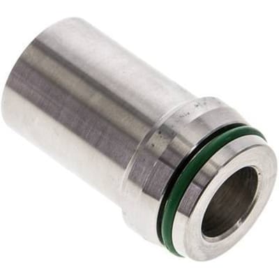 25x5mm RVS Rechte met Lasverbinding 400bar FKM O-ring ISO 8434-1