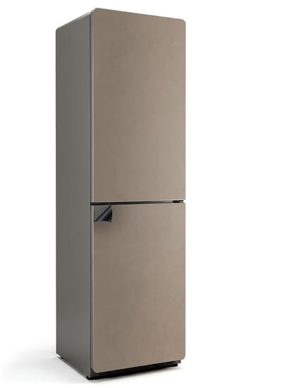 Wallfluent Magnetische Koelkastmat - Bruin Koelkast Magneet Sticker - 60 cm x 205 cm - Bruin Magnetische Koelkastmat - Magnetisch Koelkastaccessoire - Magnetische Koelkastbekleding - Herbruikbare Magneetmat Koelkast