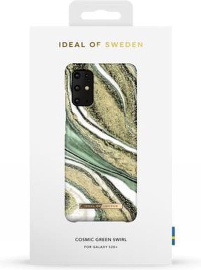 iDeal of Sweden fashion case geschikt voor samsung galaxy s20+ cosmic green swirl