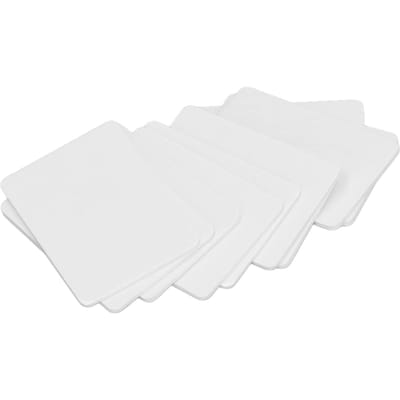 30 Pcs Carte NFC Inscriptible Réinscriptible 504 Octets Mémoire 13.56MHz Étanche PVC NFC 215 Tag white