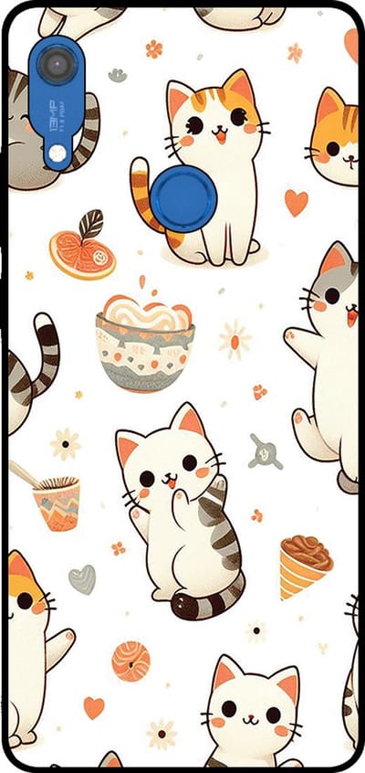Smartphonica Telefoonhoesje Geschikt voor Huawei Y6S met katten opdruk - TPU backcover case cat design geschikt voor Huawei Y6S