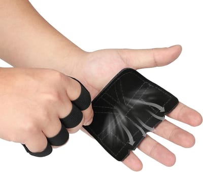 Ademende Fitness Grip Pads voor Gewichtheffen, Training en Pull-Ups - Versterkte Bescherming voor Handpalmen van Mannen en Vrouwen