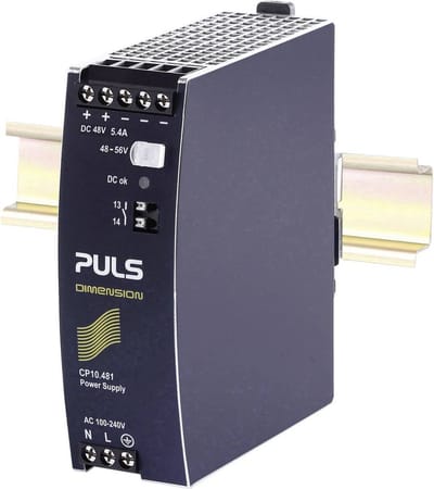 PULS CP10.481 DIN-rail netvoeding 48 V/DC 5.4 A 259 W Aantal uitgangen:1 x Inhoud 1 stuk(s)