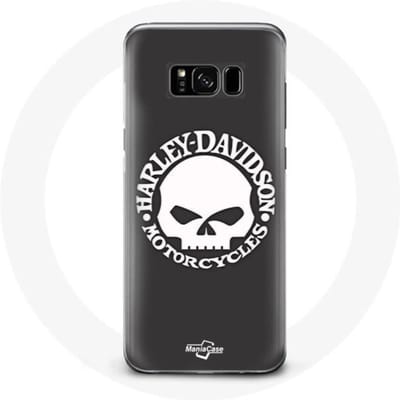 Coque pour Samsung Galaxy S8 plus Harley Davidson Motors Tete de mort