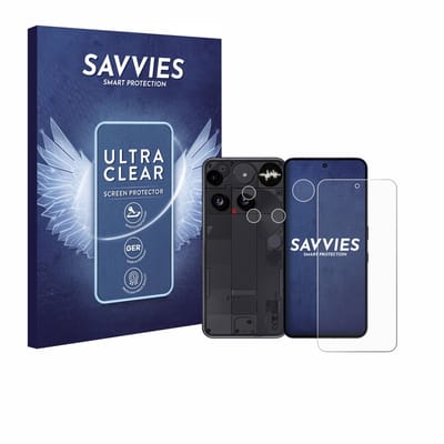 Savvies - Screenprotector voor Nothing Phone (3) (Voor+Camera) - Folie Beschermfolie transparant 18 Stuks