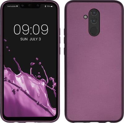 kwmobile telefoonhoesje geschikt voor Huawei Mate 20 Lite - Hoesje voor smartphone - Back cover in metallic lila